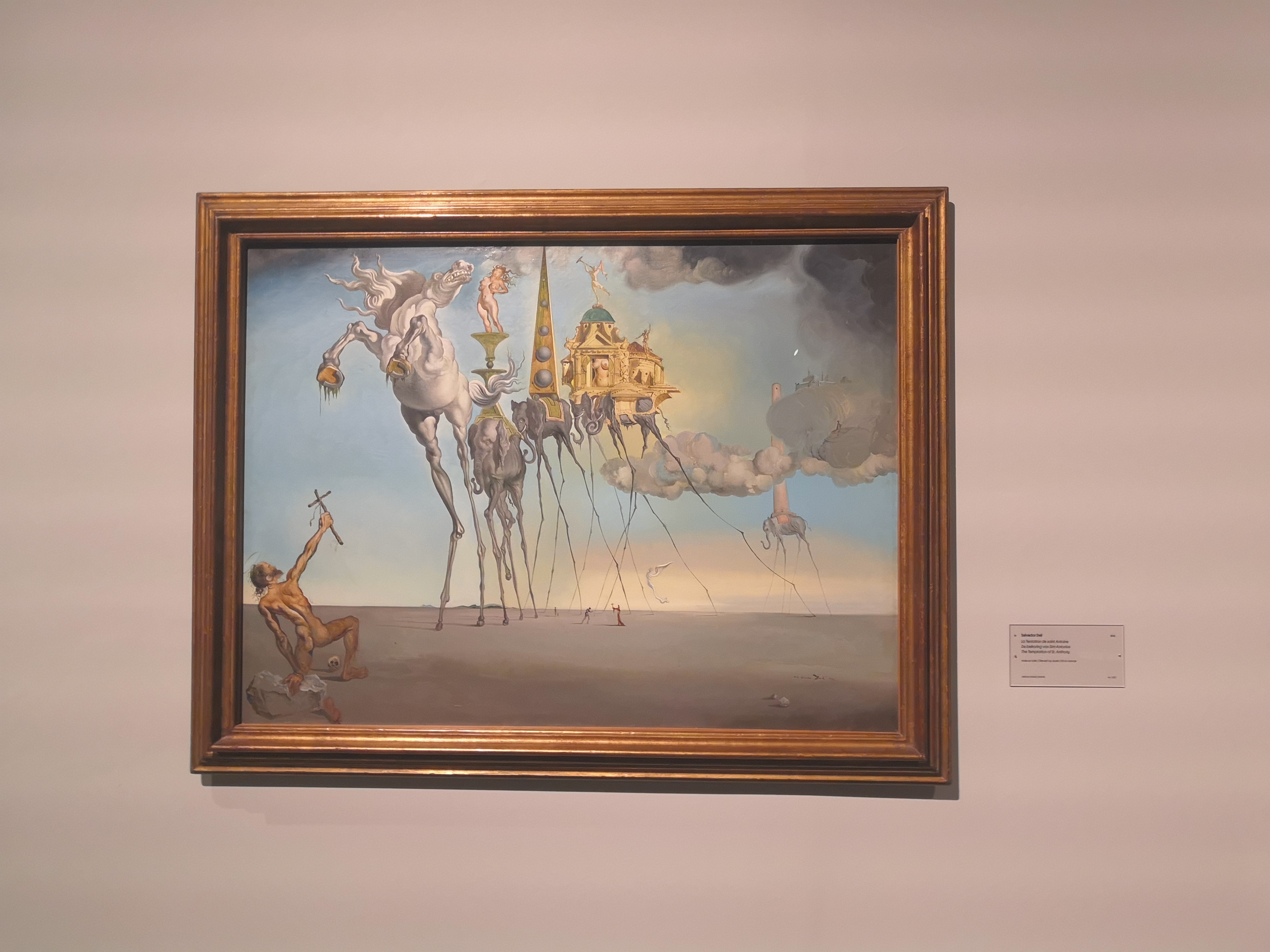 A masterpiece of Dali in the exhibition of Dali & Magritte