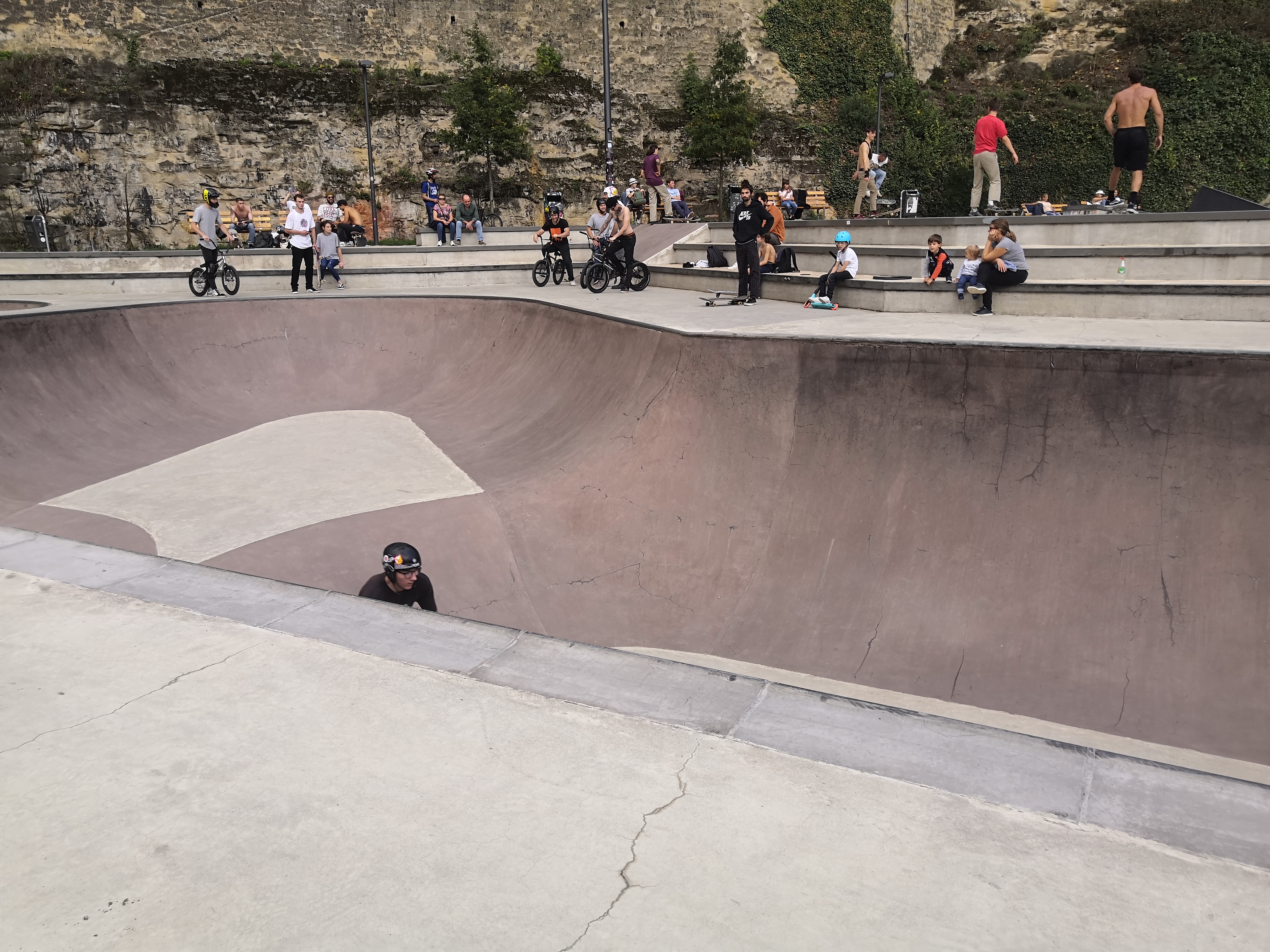 Skatepark under bridge